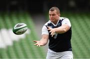 28 August 2015; Ireland's Jack McGrath during the captain's run. Ireland Rugby Squad Captain's Run, Aviva Stadium, Lansdowne Road, Dublin. Photo by Sportsfile