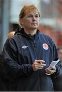 28 August 2015; Liam Buckley, St Patrick's Athletic manager. SSE Airtricity League Premier Division, St Patrick's Athletic v Derry City, Richmond Park, Dublin. Picture credit: Sam Barnes / SPORTSFILE