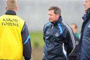 22 February 2009; Dublin manager, Jim Gavin, centre, on the sideline. Cadbury U21 Leinster Football Championship, Round 1, Louth v Dublin, Drogheda, Co. Louth. Picture credit: Oliver McVeigh / SPORTSFILE