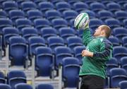 24 February 2009; Hooker Rory Best in action during Ireland rugby squad training ahead of their RBS Six Nations game against England on Saturday. RDS, Dublin. Picture credit: Brendan Moran / SPORTSFILE