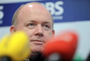 27 February 2009; Ireland head coach Declan Kidney during a press conference ahead of their RBS Six Nations Championship game against England on Saturday. Jury's Croke Park Hotel, Dublin. Picture credit: Brendan Moran / SPORTSFILE *** Local Caption ***