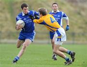 28 February 2009; Ian Ryan, Mary Immaculate College, in action against Ronan McGinty, St. Patrick's College. St. Patrick's College, Drumcondra v Mary Immaculate College, Limerick. Ulster Bank Trench Cup Final, CIT Sports Stadium, Cork. Picture credit: Matt Browne / SPORTSFILE