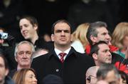 28 February 2009; England head coach Martin Johnson before the start of the game. RBS Six Nations Rugby Championship, Ireland v England, Croke Park, Dublin. Picture credit: David Maher / SPORTSFILE