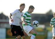 1 March 2009; Niall McGinn, Celtic, in action against George O'Callaghan, Dundalk. Pre-Season Friendly, Dundalk v Celtic, Oriel Park, Dundalk, Co. Louth. Photo by Sportsfile