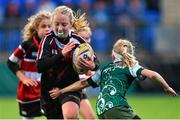 28 August 2015; Action from the half-time mini games. Bank of Ireland Half-Time Mini Games, Donnybrook Stadium, Donnybrook, Dublin. Picture credit: Ramsey Cardy / SPORTSFILE