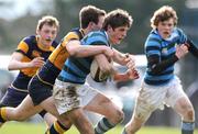 4 March 2009; Robbie Glynn, St Gerard's, in action against Brian du Toit, King's Hospital. Leinster Schools Senior League Final, St Gerard's v King's Hospital, Templeville Road, Dublin. Picture credit: Brian Lawless / SPORTSFILE