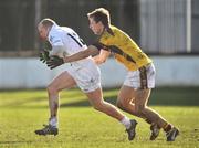 8 March 2009; James Kavanagh, Kildare, in action against David Fogarty, Wexford. Allianz GAA National Football League, Division 2, Round 3, Kildare v Wexford, St Conleth's Park, Newbridge, Co. Kildare. Picture credit: David Maher / SPORTSFILE