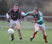 8 March 2009; Tom Cunniffe, Mayo, in action against Doran Harte, Westmeath. Allianz GAA National Football League, Division 1, Round 3, Mayo v Westmeath, Fr. O'Hara Memorial Park, Charlestown, Co. Mayo. Picture credit: Ray Ryan / SPORTSFILE