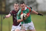 8 March 2009; Barry Kelly, Mayo, in action against Conrad Reilly, Westmeath. Allianz GAA National Football League, Division 1, Round 3, Mayo v Westmeath, Fr. O'Hara Memorial Park, Charlestown, Co. Mayo. Picture credit: Ray Ryan / SPORTSFILE