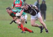 8 March 2009; Andy Moran, Mayo, in action against Conrad Reilly, Westmeath. Allianz GAA National Football League, Division 1, Round 3, Mayo v Westmeath, Fr. O'Hara Memorial Park, Charlestown, Co. Mayo. Picture credit: Ray Ryan / SPORTSFILE