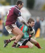 8 March 2009; Colm Byrne, Mayo, in action against Michael Ennis, Westmeath. Allianz GAA National Football League, Division 1, Round 3, Mayo v Westmeath, Fr. O'Hara Memorial Park, Charlestown, Co. Mayo. Picture credit: Ray Ryan / SPORTSFILE