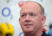 10 March 2009; Ireland head coach Declan Kidney speaking to the media during a press conference ahead of their RBS Six Nations Championship game against Scotland on Saturday. Fitzpatrick's Castle Hotel, Killiney, Dublin. Picture credit: Pat Murphy / SPORTSFILE