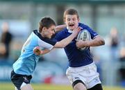 10 March 2009; Peter Fitzpatrick, St Mary's College, in action against Kieran McGowan, St Michael's College. Leinster Schools Junior Cup Semi-Final, St Mary's College v St Michael's College, Donnybrook Stadium, Dublin. Picture credit: Pat Murphy / SPORTSFILE