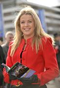 11 March 2009; Kate Harrington, from Moone, Co. Kildare, studies the form ahead of the second day of the Cheltenham Racing Festival 2009. Cheltenham Racing Festival, Prestbury Park, Cheltenham, Gloucestershire, England. Picture credit: David Maher / SPORTSFILE