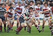 11 March 2009; Tadhg Power, Sligo Grammar School, in action against Eoin McKeon, Colaiste Iognaid. Connacht Schools Senior Cup Final, Colaiste Iognaid v Sligo Grammar School, Sportsground, Galway. Picture credit: Ray Ryan / SPORTSFILE