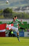 5 September 2015; Michael Drennan, Shamrock Rovers, in action against Stephen Best, Bohemians. SSE Airtricity League Premier Division, Shamrock Rovers v Bohemians. Tallaght Stadium, Tallaght, Co. Dublin. Picture credit: Seb Daly / SPORTSFILE