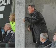 5 September 2015; Bohemians' manager Keith Long watches from the stands after serving a two match suspension. SSE Airtricity League Premier Division, Shamrock Rovers v Bohemians. Tallaght Stadium, Tallaght, Co. Dublin. Picture credit: Seb Daly / SPORTSFILE