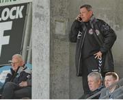 5 September 2015; Bohemians' manager Keith Long watches from the stands after serving a two match suspension. SSE Airtricity League Premier Division, Shamrock Rovers v Bohemians. Tallaght Stadium, Tallaght, Co. Dublin. Picture credit: Seb Daly / SPORTSFILE