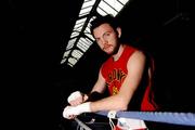 16 March 2009; Andy Lee, middleweight, during a media workout ahead of the Hunky Dorys Fight Night on Saturday March 21st. National Stadium Gymnasium, Dublin. Picture credit: Pat Murphy / SPORTSFILE