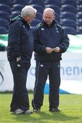 17 March 2009; Ireland head coach Declan Kidney in conversation with assistant coach Alan Gaffney, left, during rugby squad training ahead of their RBS Six Nations Championship game against Wales on Saturday. RDS, Dublin. Picture credit: Brendan Moran / SPORTSFILE