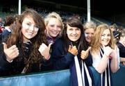 17 March 2009; Methodist College fans before the game. Northern Bank Ulster Schools Senior Cup Final, RBAI v Methodist College, Ravenhill Park, Belfast. Picture credit: John Dickson / SPORTSFILE