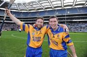 17 March 2009; Portumna's Damien, left, and Niall Hayes celebrate after the game. AIB All-Ireland Senior Club Hurling Championship Final, Portumna, Co. Galway v De La Salle, Waterford, Croke Park, Dublin. Picture credit: Brendan Moran / SPORTSFILE