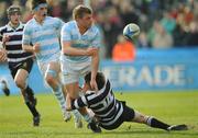 17 March 2009; Jordi Murphy, Blackrock College, is tackled by Conor Kelly, Terenure College. Leinster Schools Senior Cup Final, Blackrock College v Terenure College, RDS, Dublin. Picture credit: Brian Lawless / SPORTSFILE