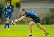 7 September 2015; Leinster's Luke McGrath in action during squad training. Leinster Rugby Squad Training, Rosemount, UCD, Belfield, Dublin. Picture credit: Brendan Moran / SPORTSFILE