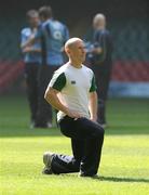 20 March 2009; Peter Stringer in action during the Ireland Rugby Squad Captain's Run ahead of their RBS Six Nations Championship game against Wales on Saturday. Millennium Stadium, Cardiff, Wales. Picture credit: Stephen McCarthy / SPORTSFILE