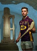 9 September 2015; Wexford captain Eoin Conroy was in Cashel today to mark this weekend’s Bord Gáis Energy GAA Hurling U-21 All-Ireland Championship Final. This is the final time the Cross of Cashel trophy will be awarded to the winning team, meaning Wexford or Limerick will be the last side to have the honour of lifting the iconic trophy. All the action from this game will be live on TG4 at 7pm on Saturday 12th September and fans can vote for their player of the match by using #LaochBGE. The Rock of Cashel, Cashel, Co. Tipperary. Picture credit: Ramsey Cardy / SPORTSFILE