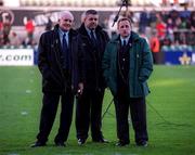 11 November 2000; The Irish Management team, from left, Brian O'Brien, Manager, Warren Gatland, coach and Eddie O'Sullivan, Assistant coach. Rugby. Picture credit; Damien Eagers/SPORTSFILE