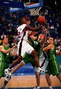 21 September 2000; Ray Allen of USA during the basketball match between USA and Lithuania in The Dome, Sydney Olympic Park, Homebush Bay, Sydney, Australia. Photo by Brendan Moran/Sportsfile