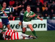 11 November 2000; Peter Stringer of Ireland during the International Rugby friendly match between Ireland and Japan at Lansdowne Road in Dublin. Photo by Ray Lohan/Sportsfile