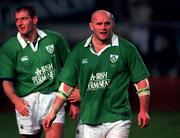 11 November 2000; John Hayes of Ireland during the International Rugby friendly match between Ireland and Japan at Lansdowne Road in Dublin. Photo by Ray Lohan/Sportsfile
