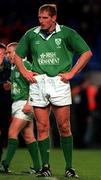 11 November 2000; Gary Longwell of Ireland during the International Rugby friendly match between Ireland and Japan at Lansdowne Road in Dublin. Photo by Ray Lohan/Sportsfile