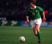26 April 2000; Kevin Kilbane of Republic of Ireland during the International Friendly match between Republic of Ireland and Greece at Lansdowne Road in Dublin. Photo by David Maher/Sportsfile