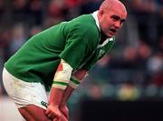 11 November 2000; John Hayes of Ireland during the International Rugby friendly match between Ireland and Japan at Lansdowne Road in Dublin. Photo by Ray Lohan/Sportsfile