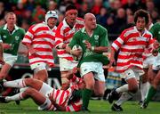 11 November 2000; Keith Wood of Ireland during the International Rugby friendly match between Ireland and Japan at Lansdowne Road in Dublin. Photo by Ray Lohan/Sportsfile
