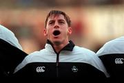 11 November 2000; Tyrone Howe of Ireland during the International Rugby friendly match between Ireland and Japan at Lansdowne Road in Dublin. Photo by Ray Lohan/Sportsfile