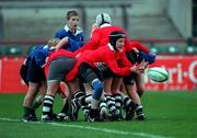 11 November 2000; Schoolkids playing in the Ford Tag Rugby Event at Lansdowne Road in Dublin. Photo by Damien Eagers/Sportsfile