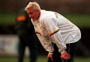 12 November 2000; Percy Montgomerie during the South African training session in Blackrock Rugby Club in Stradbrook Road, Dublin. Photo by Matt Browne/Sportsfile