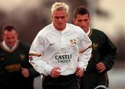 12 November 2000; Percy Montgomery during the South African training session in Blackrock Rugby Club in Stradbrook Road, Dublin. Photo by Matt Browne/Sportsfile