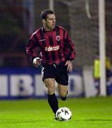 19 November 2000; Tony O'Connor of Bohemians during the eircom League Premier Division match between Longford Town and Shamrock Rover at Strokestown Road in Longford. Photo by David Maher/ Sportsfile