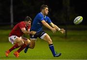 11 September 2015; Jack Power, Leinster, is tackled by Dave O'Mahony, Munster. U20 Interprovincial Rugby Championship, Round 2, Munster v Leinster,  The Mardyke, Cork. Picture credit: Matt Browne / SPORTSFILE