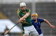 12 September 2015; Gavin McGowan, Meath, in action against Sean O'Callaghan, Wicklow. Bord Gais Energy GAA Hurling All-Ireland U21 B Championship Final, Meath v Wicklow, Semple Stadium, Thurles, Co. Tipperary. Picture credit: Brendan Moran / SPORTSFILE