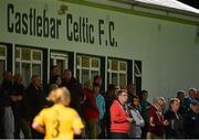 12 September 2015; Spectators at the game. Continental Tyres Women's National League, Castlebar Celtic v Galway WFC, Celtic Park, Castlebar, Co. Mayo. Picture credit: Piaras Ó Mídheach / SPORTSFILE