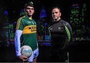 14 September 2015; Ahead of the Electric Ireland GAA Minor Football Final on the 20th of September, proud sponsor Electric Ireland has teamed up with Kerry football captain Mark O’Connor, right, and his assistant manager Eamon Whelan as they prepare for their most major moment of the season. Throughout the Championship fans have been following the action through the hashtag #ThisIsMajor. Support the Minors on the 20th of September using #ThisIsMajor and be a part of something major. Grand Canal Dock, Dublin. Picture credit: Ramsey Cardy / SPORTSFILE