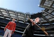 31 March 2009; President of the GAA Nickey Brennan and Armagh footballer Steven McDonnell, left, at the launch of the 2009 FBD All-Ireland GAA Golf Challenge. Croke Park, Dublin. Photo by Sportsfile