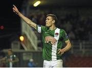 14 September 2015; Garry Buckley, Cork City, celebrates after scoring his side's second goal. Irish Daily Mail FAI Senior Cup Quarter-Final Replay, Cork City v Derry City. Turner's Cross, Cork. Picture credit: Eoin Noonan / SPORTSFILE