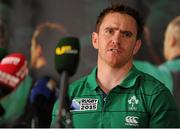 15 September 2015; Ireland's Eoin Reddan during a press conference. Carton House, Maynooth, Co. Kildare. Picture credit: Seb Daly / SPORTSFILE